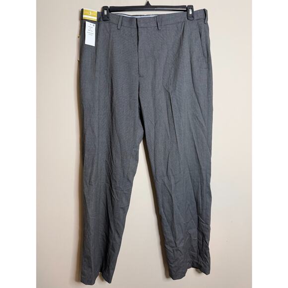 J.M. Haggar Other - J.M. Haggar Dress Pants Mens 38x30 Gray Premium Stretch Classic Fit Waistband